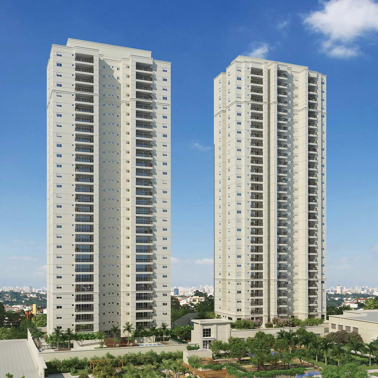 CIDADE MAIA JARDIM - APARTAMENTOS DE 86 E 122M²