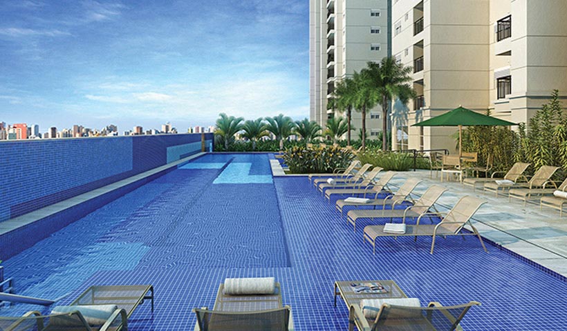 Condomínio com Piscina - Cidade Maia Praça