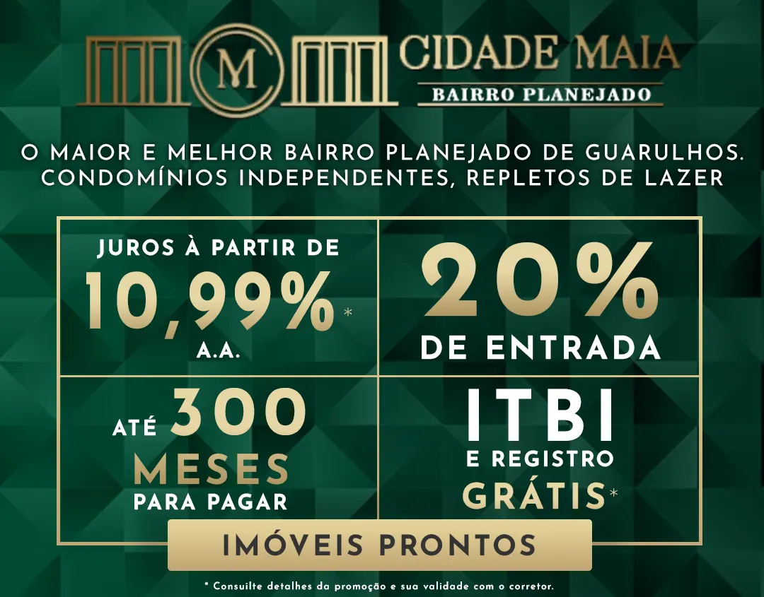 EZTEC GRAN MAIA | APARTAMENTOS E STUDIOS EM GUARULHOS | LAZER COMPLETO | ENTREGA EM SETEMBRO DE 2023 | FINANCIAMENTO DIRETO COM A CONSTRUTORA